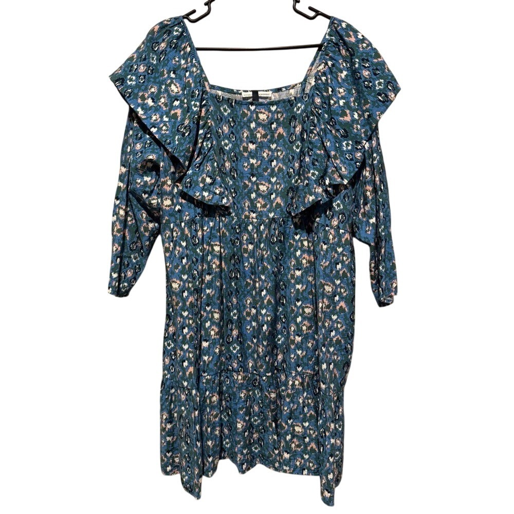 Floral Blue Women's Top